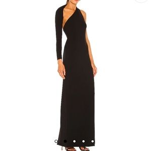 Solace London Saren Maxi Dress in Black